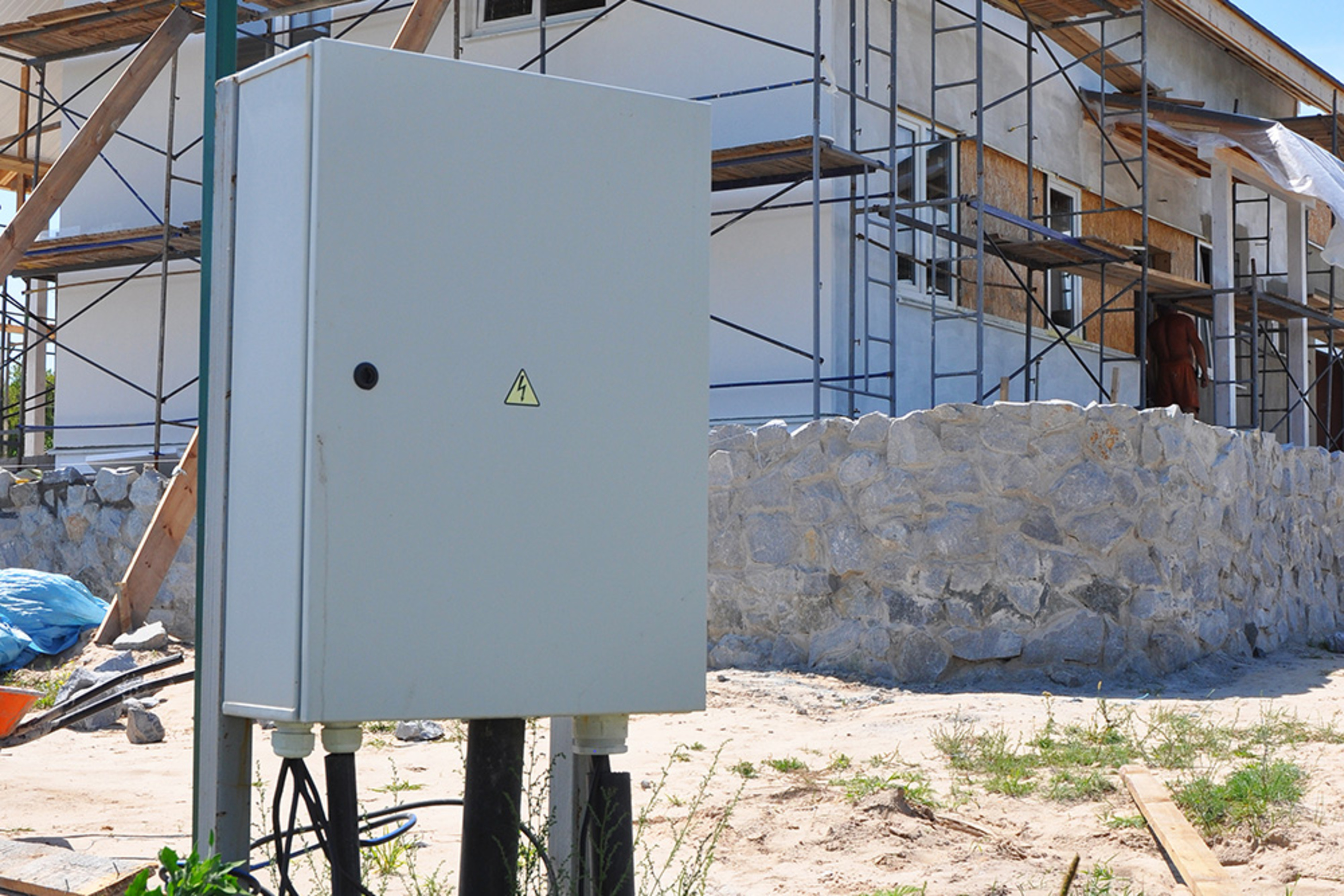 Baustrom bei Elektro Richard Koch in Mistelgau